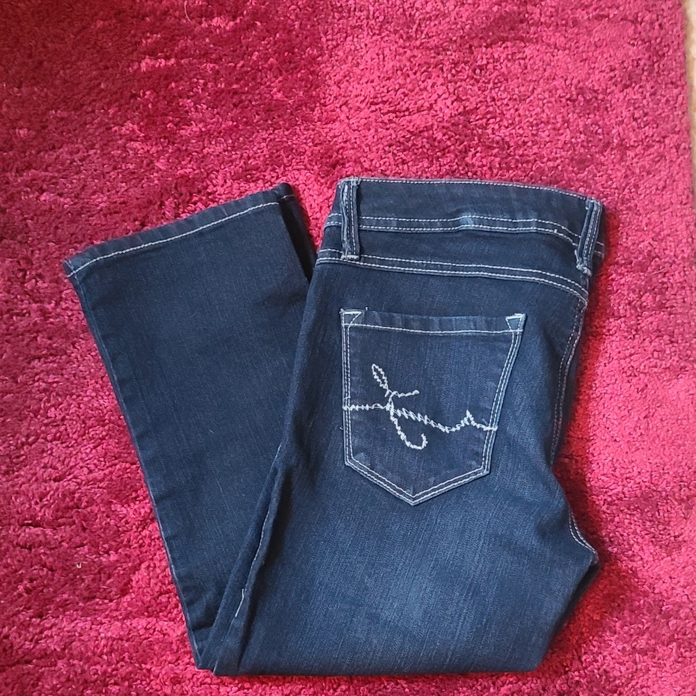 Womens Stretch Jean Capris